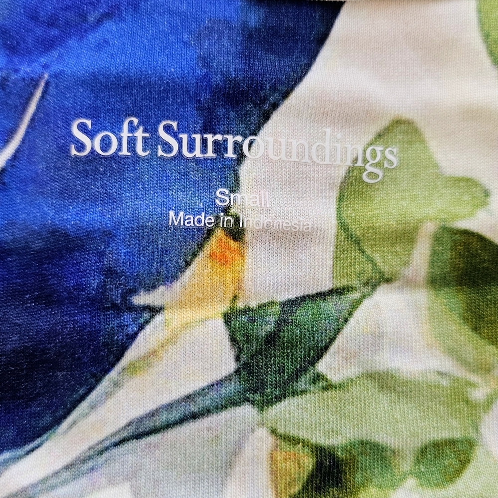 NWOT Soft Surroundings Watercolor Maxi Dress - Picture 7 of 7